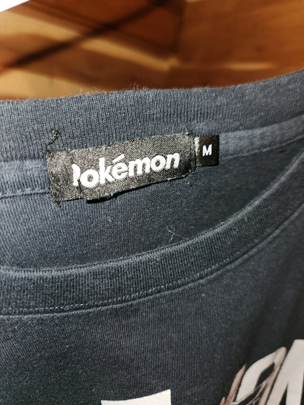 Pokemon Black Tee with White Logo - Picture 2 of 5